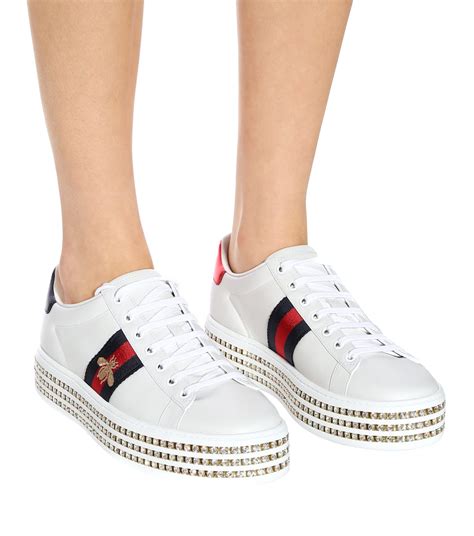 gucci diamond platform sneakers|Gucci platform wedges.